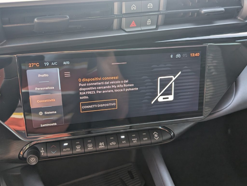 ALFA ROMEO Junior 1.2 136 CV Hybrid eDCT6 NAVI TELECAMERA Aziendale - 10