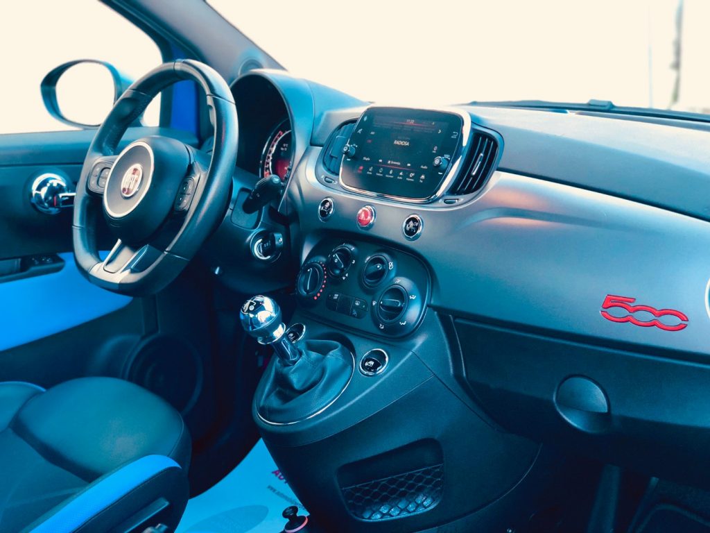 FIAT 500 1.2S 69cv  Azzurro Italia UConnect - 11