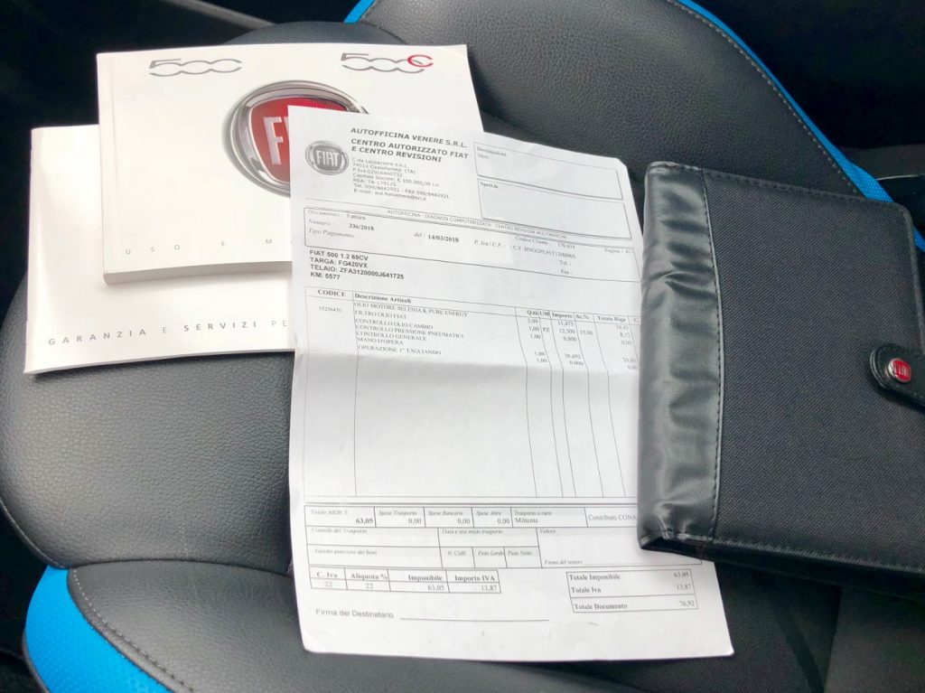 FIAT 500 1.2S 69cv  Azzurro Italia UConnect - 9