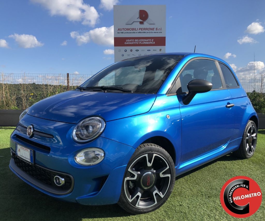 FIAT 500 1.2S 69cv  Azzurro Italia UConnect - 1