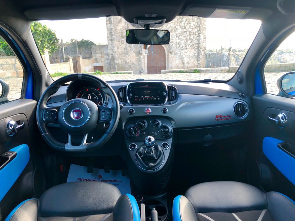 FIAT 500 1.2S 69cv  Azzurro Italia UConnect - 8