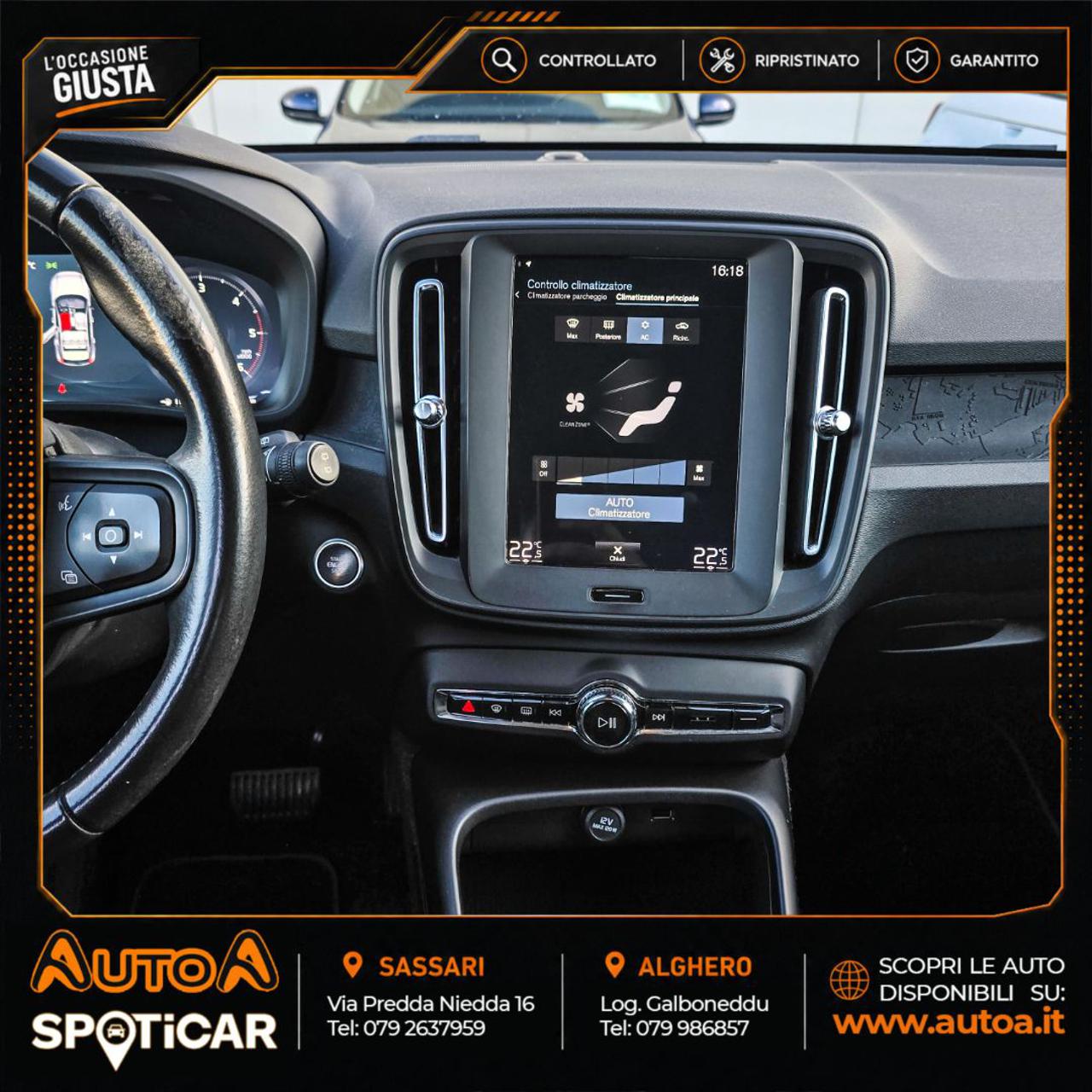VOLVO XC40 D3 AWD Geartronic Momentum - 14